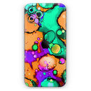 Blurred Abstract Flow V52  - Protective Skin Wrap & Decal – Compatible with iPhone SE to iPhone 17 Pro Max (All Models)