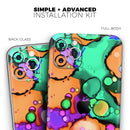 Blurred Abstract Flow V52  - Protective Skin Wrap & Decal – Compatible with iPhone SE to iPhone 17 Pro Max (All Models)