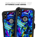 Blurred Abstract Flow V53 - Skin Kit for the iPhone OtterBox Cases