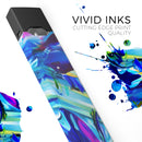Blurred Abstract Flow V53 - Premium Decal Protective Skin-Wrap Sticker compatible with the Juul Labs vaping device