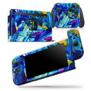 Blurred Abstract Flow V53 - Vinyl Skin Wrap for Nintendo Switch 2, OLED, Lite, Pro Controller, Wii & Classic Handhelds
