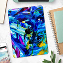 Blurred Abstract Flow V53 - Full Body Skin Decal for the Apple iPad Pro 12.9", 11", 10.5", 9.7", Air or Mini (All Models Available)
