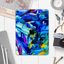 Blurred Abstract Flow V53 - Full Body Skin Decal for the Apple iPad Pro 12.9", 11", 10.5", 9.7", Air or Mini (All Models Available)