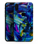 Blurred Abstract Flow V53 - iPhone XS MAX, XS/X, 8/8+, 7/7+, 5/5S/SE Skin-Kit (All iPhones Available)