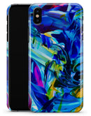 Blurred Abstract Flow V53 - iPhone X Clipit Case