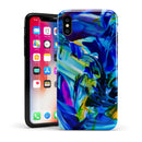 Blurred Abstract Flow V53 - iPhone X Swappable Hybrid Case