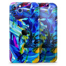 Blurred Abstract Flow V53 - Vinyl Skin Wrap for iPhone 17 Pro Max, 17 Pro, 17 Air, 17, 16 & All Models — Soft Matte or Ultra Gloss