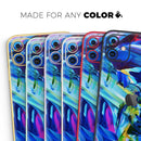 Blurred Abstract Flow V53 - Vinyl Skin Wrap for iPhone 17 Pro Max, 17 Pro, 17 Air, 17, 16 & All Models — Soft Matte or Ultra Gloss