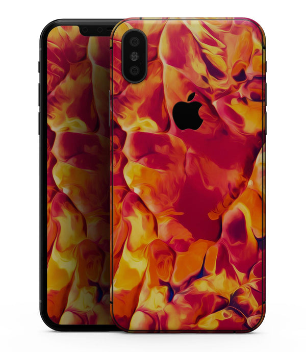 Blurred Abstract Flow V54 - iPhone XS MAX, XS/X, 8/8+, 7/7+, 5/5S/SE Skin-Kit (All iPhones Available)
