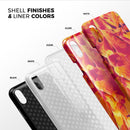 Blurred Abstract Flow V54 - iPhone X Swappable Hybrid Case