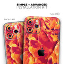 Blurred Abstract Flow V54 - Vinyl Skin Wrap for iPhone 17 Pro Max, 17 Pro, 17 Air, 17, 16 & All Models — Soft Matte or Ultra Gloss