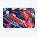 Blurred Abstract Flow V55 - Premium Protective Decal Skin-Kit for the Apple Credit Card