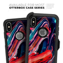 Blurred Abstract Flow V55 - Skin Kit for the iPhone OtterBox Cases
