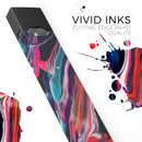 Blurred Abstract Flow V55 - Premium Decal Protective Skin-Wrap Sticker compatible with the Juul Labs vaping device