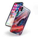 Blurred Abstract Flow V55 - iPhone X Swappable Hybrid Case