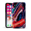 Blurred Abstract Flow V55 - iPhone X Swappable Hybrid Case