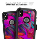 Blurred Abstract Flow V56 - Skin Kit for the iPhone OtterBox Cases