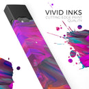 Blurred Abstract Flow V56 - Premium Decal Protective Skin-Wrap Sticker compatible with the Juul Labs vaping device