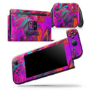 Blurred Abstract Flow V56 - Vinyl Skin Wrap for Nintendo Switch 2, OLED, Lite, Pro Controller, Wii & Classic Handhelds