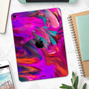 Blurred Abstract Flow V56 - Full Body Skin Decal for the Apple iPad Pro 12.9", 11", 10.5", 9.7", Air or Mini (All Models Available)