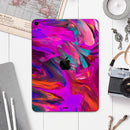 Blurred Abstract Flow V56 - Full Body Skin Decal for the Apple iPad Pro 12.9", 11", 10.5", 9.7", Air or Mini (All Models Available)