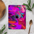 Blurred Abstract Flow V56 - Full Body Skin Decal for the Apple iPad Pro 12.9", 11", 10.5", 9.7", Air or Mini (All Models Available)