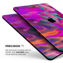 Blurred Abstract Flow V56 - Full Body Skin Decal for the Apple iPad Pro 12.9", 11", 10.5", 9.7", Air or Mini (All Models Available)