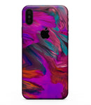 Blurred Abstract Flow V56 - iPhone XS MAX, XS/X, 8/8+, 7/7+, 5/5S/SE Skin-Kit (All iPhones Available)