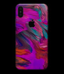 Blurred Abstract Flow V56 - iPhone XS MAX, XS/X, 8/8+, 7/7+, 5/5S/SE Skin-Kit (All iPhones Available)