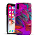 Blurred Abstract Flow V56 - iPhone X Swappable Hybrid Case
