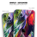 Blurred Abstract Flow V57  - Protective Skin Wrap & Decal – Compatible with iPhone SE to iPhone 17 Pro Max (All Models)