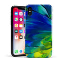 Blurred Abstract Flow V58 - iPhone X Swappable Hybrid Case