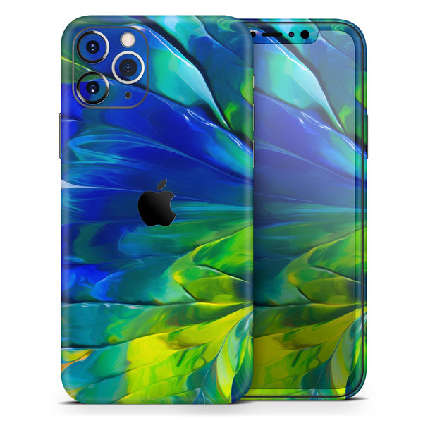 Blurred Abstract Flow V58 - Skin-Kit compatible with the Apple iPhone 13, 13 Pro Max, 13 Mini, 13 Pro, iPhone 12, iPhone 11 (All iPhones Available)