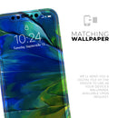 Blurred Abstract Flow V58  - Protective Skin Wrap & Decal – Compatible with iPhone SE to iPhone 17 Pro Max (All Models)