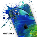 Blurred Abstract Flow V58  - Protective Skin Wrap & Decal – Compatible with iPhone SE to iPhone 17 Pro Max (All Models)