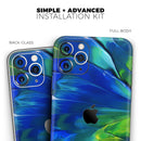 Blurred Abstract Flow V58  - Protective Skin Wrap & Decal – Compatible with iPhone SE to iPhone 17 Pro Max (All Models)