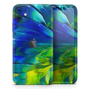 Blurred Abstract Flow V58  - Protective Skin Wrap & Decal – Compatible with iPhone SE to iPhone 17 Pro Max (All Models)