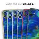 Blurred Abstract Flow V58  - Protective Skin Wrap & Decal – Compatible with iPhone SE to iPhone 17 Pro Max (All Models)