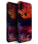 Blurred Abstract Flow V59 - iPhone XS MAX, XS/X, 8/8+, 7/7+, 5/5S/SE Skin-Kit (All iPhones Available)