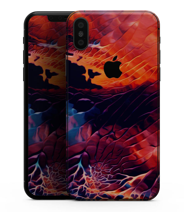 Blurred Abstract Flow V59 - iPhone XS MAX, XS/X, 8/8+, 7/7+, 5/5S/SE Skin-Kit (All iPhones Available)