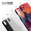 Blurred Abstract Flow V59 - iPhone X Swappable Hybrid Case