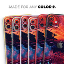 Blurred Abstract Flow V59 - Vinyl Skin Wrap for iPhone 17 Pro Max, 17 Pro, 17 Air, 17, 16 & All Models — Soft Matte or Ultra Gloss