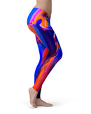 Blurred Abstract Flow V5 - All Over Print Womens Leggings / Yoga or Workout Pants