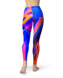 Blurred Abstract Flow V5 - All Over Print Womens Leggings / Yoga or Workout Pants