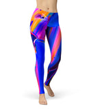 Blurred Abstract Flow V5 - All Over Print Womens Leggings / Yoga or Workout Pants
