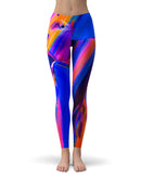 Blurred Abstract Flow V5 - All Over Print Womens Leggings / Yoga or Workout Pants