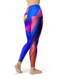 Blurred Abstract Flow V5 - All Over Print Womens Leggings / Yoga or Workout Pants