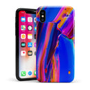 Blurred Abstract Flow V5 - iPhone X Swappable Hybrid Case