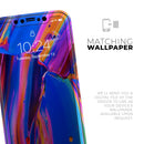 Blurred Abstract Flow V5  - Protective Skin Wrap & Decal – Compatible with iPhone SE to iPhone 17 Pro Max (All Models)