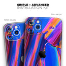 Blurred Abstract Flow V5  - Protective Skin Wrap & Decal – Compatible with iPhone SE to iPhone 17 Pro Max (All Models)